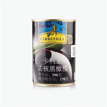 卡利亚去核黑橄榄 390g*24