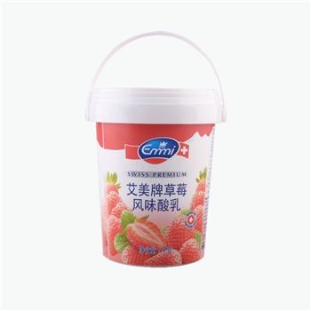 艾美牌草莓风味酸乳 1kg*6