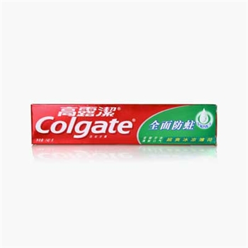 高露洁全面防蛀冰凉牙膏 140g*12