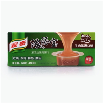 家乐浓汤宝(牛肉浓汤)口味128g（4pcs）*12
