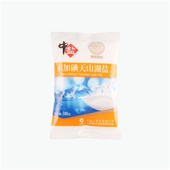 中盐牌未加碘天山湖盐 300g*60