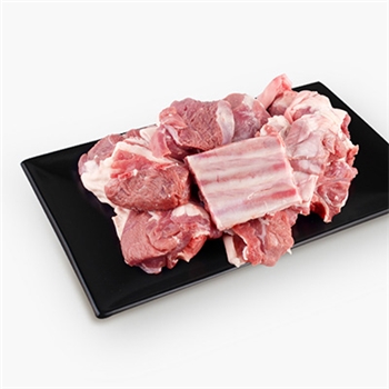 冷鲜有机崇明白山羊肉（带皮带骨）1kg*10