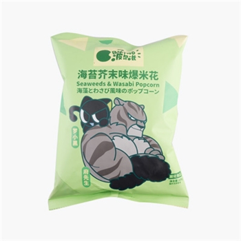 啵尔滋爆米花-芥末海苔100G*18