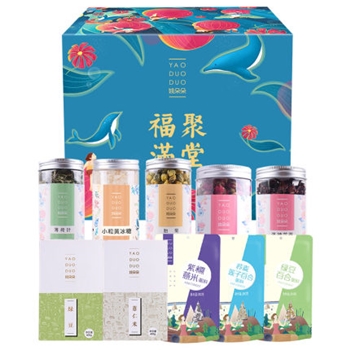 姚朵朵尊享合礼花茶礼盒1875克   6盒1箱