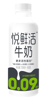 悦鲜活牛乳780ml